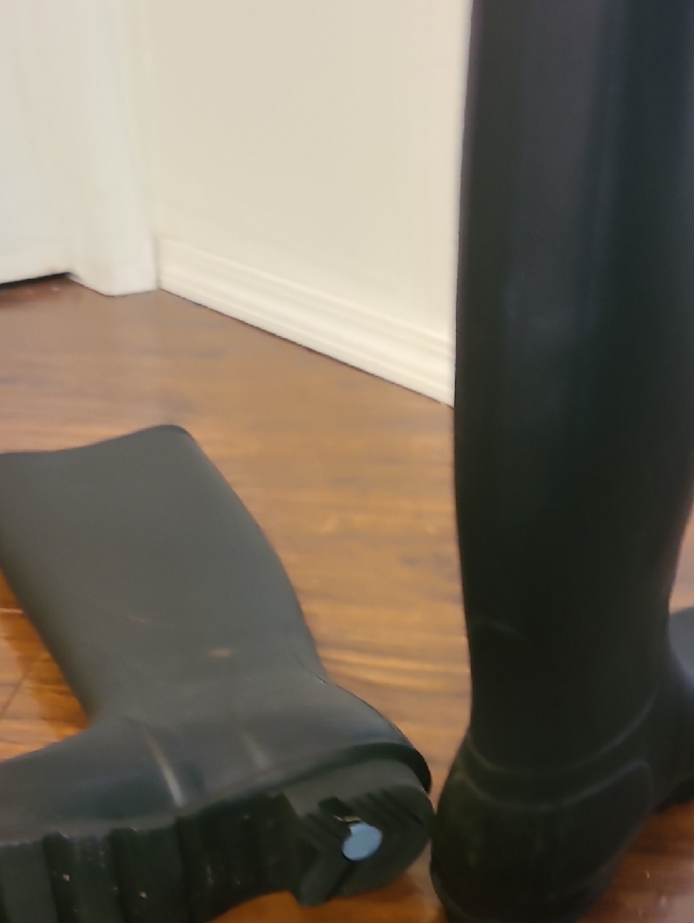 Hunter Black Tall Waterproof Boots - Picture 3 of 5